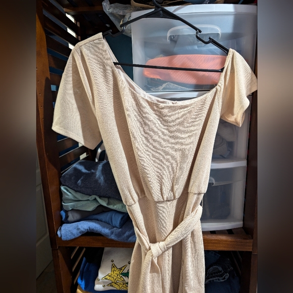 Eden Midi Dress Natural Tan Privacy Please - Picture 5 of 5